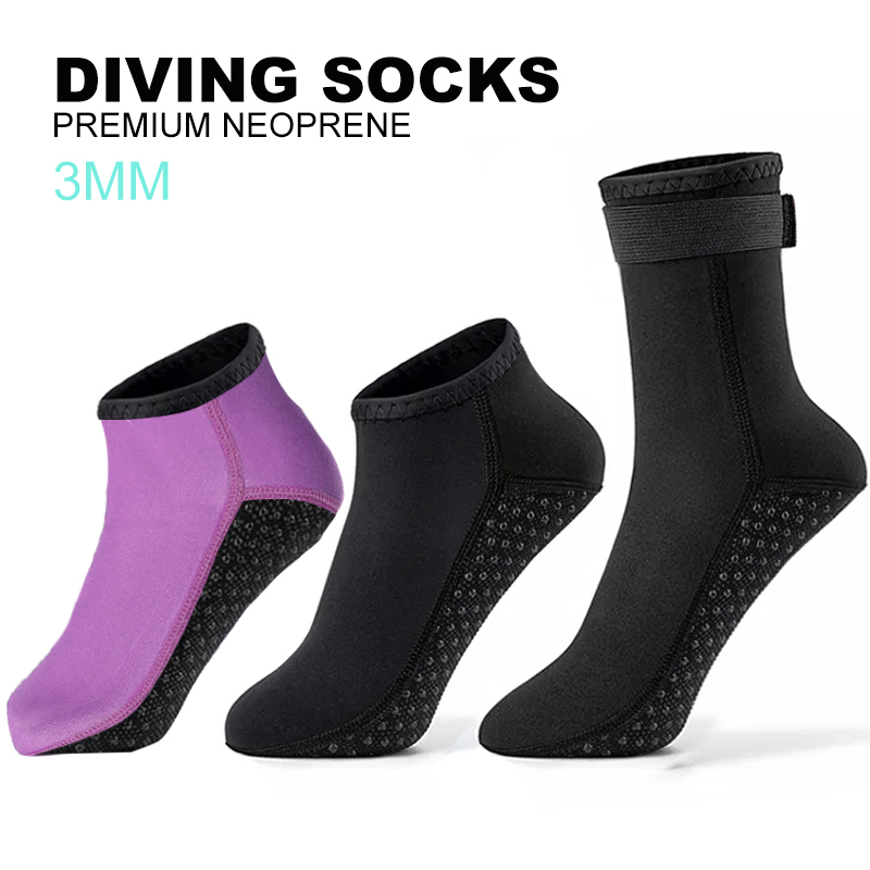 Wetsuit 3Mm Neoprene - 미끄럼 방지 네오프렌 양말, 부드러운 소재,