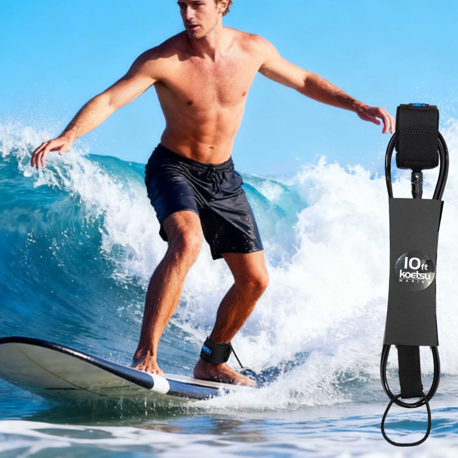6-10피트 SUP 보드 서핑 레그 로프 프리미엄 서핑 - Surfboard Leash Ankle 리뷰 및 가격