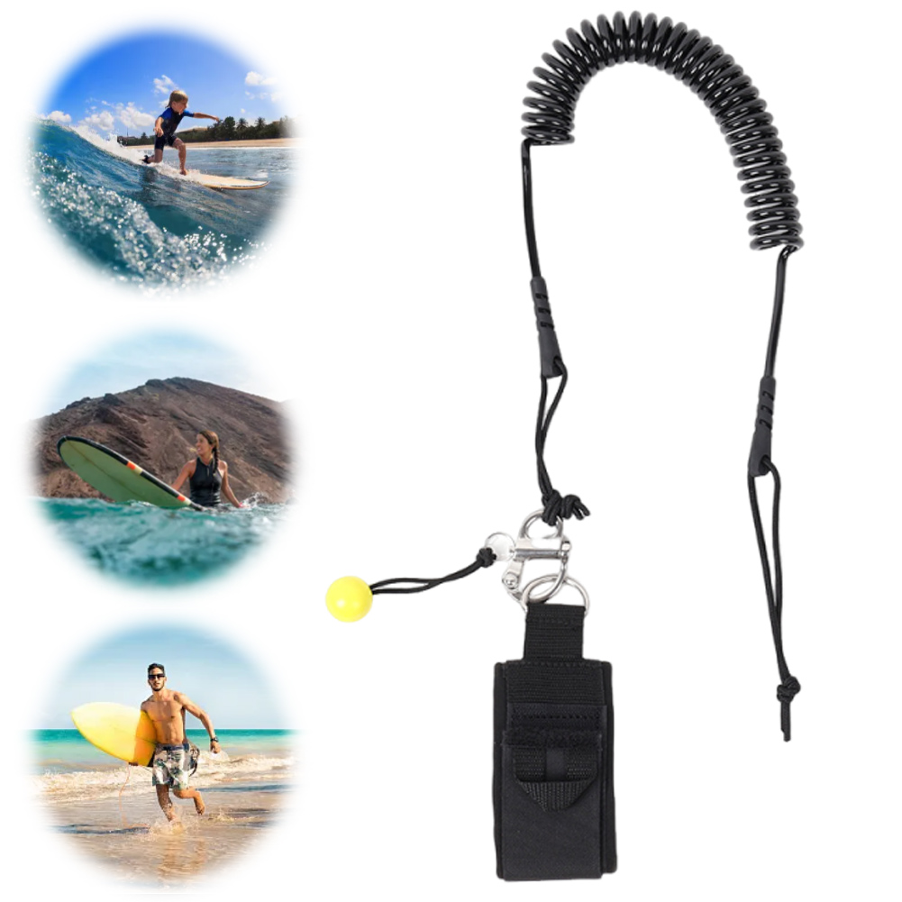 서프보드 발목 스트랩 조절 가능한 서프보드 코일형 리쉬 - Surfboard Leash Ankle 리뷰 및 가격