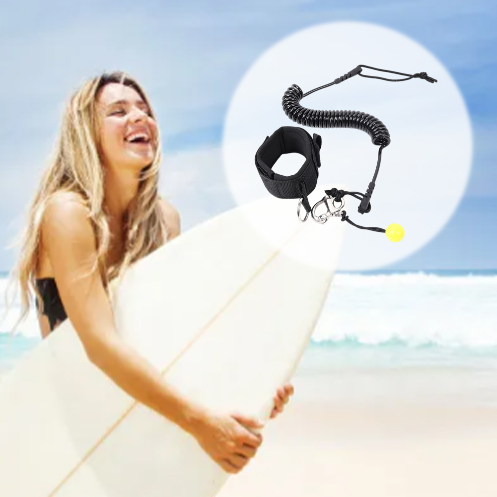 서프보드 발목 스트랩 조절 가능한 서프보드 코일형 리쉬 - Surfboard Leash Ankle 리뷰 및 가격