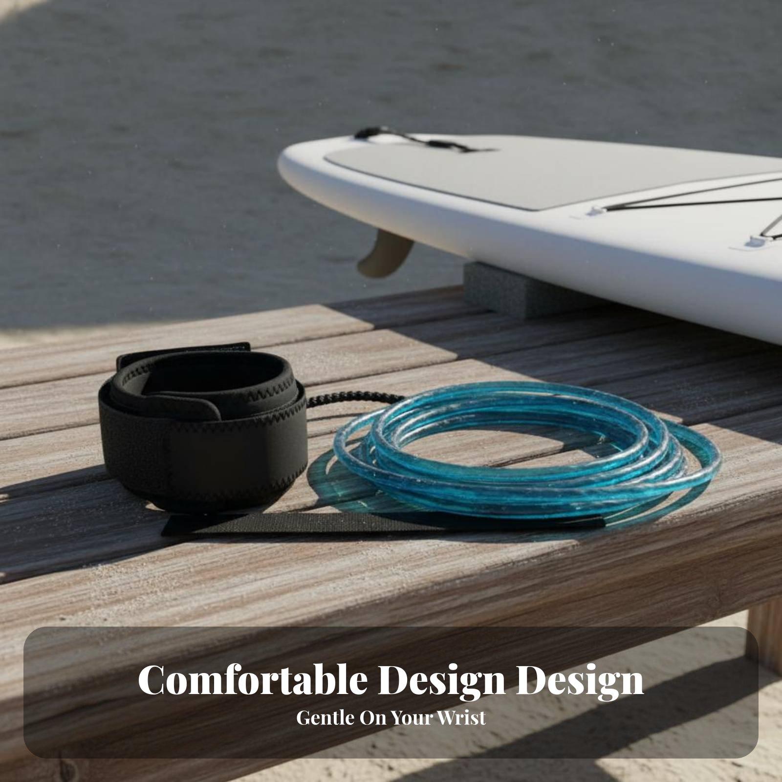 매듭 없는 서프 리쉬, 스테인리스 회전부 포함, 길이  - Surfboard Leash Ankle 리뷰 및 가격