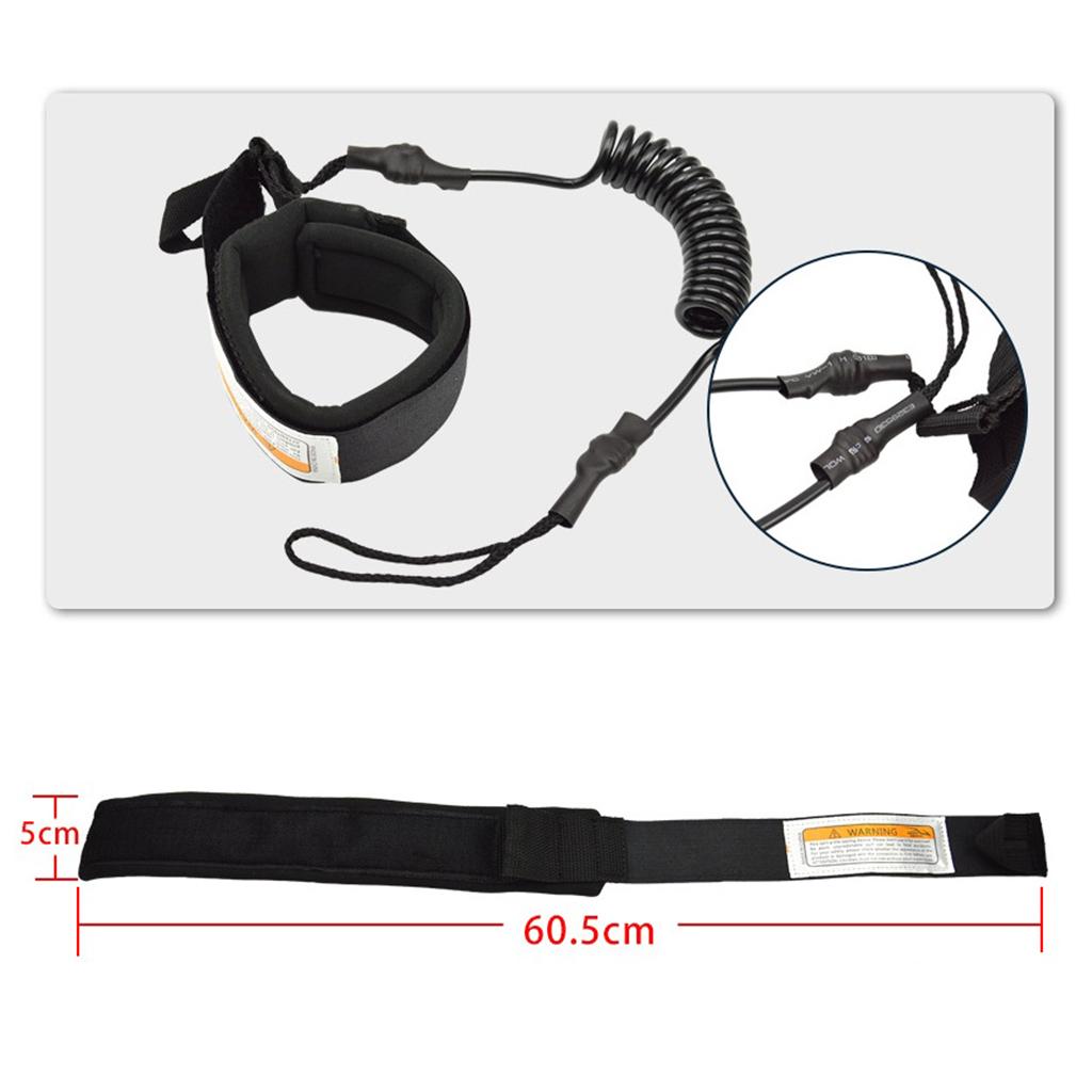 강력한 탄성 바디보드 발목 손목 끈 스프링 코일 코드  - Surfboard Leash Ankle 리뷰 및 가격