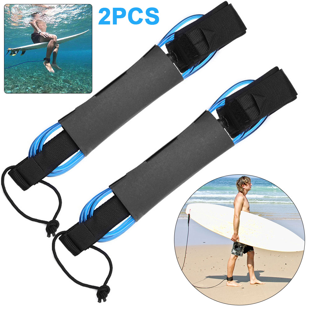 2개 6피트 서핑보드 발목 끈 탄성 웨빙 서핑보드 롱보 - Surfboard Leash Ankle 리뷰 및 가격